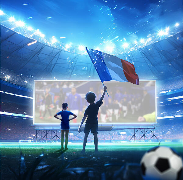 Mondial de football : matchs des Bleus sur écran géant