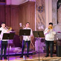 Concert de trombones à l'église Saint-Denys